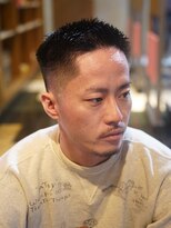 メリケンバーバーショップ コウベ(MERICAN BARBERSHOP KOBE) スパイキーショートa
