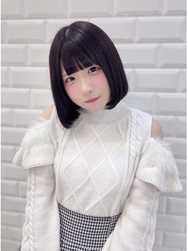 リルミー(Lilme) あたぱちのややまるちゃんをダークラベンダーで艶々に♪新井