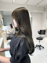 ルル(loulou)&nbsp;loulou ブリーチなしオリーブグレージュ♪ ロング　薬院　天神南