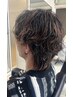 【メンズ新規】メンズカット＋ダメージレスパーマ＋カラー＋炭酸バブル￥19000