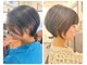 リノアバイフェリア(LINO’A by felia)の写真/不器用な方でも、簡単にショートヘア特有の"美シルエット"を自宅で簡単に再現◎[#静岡市 #葵区 #ショート]