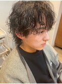 メンズパーマスタイル
