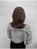 ◎韓国ヘアー顔周りレイヤーおくれ毛ミディアム前髪名古屋/名駅