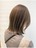 ナチュラルボブ、大人かわいい抜け感ヘア