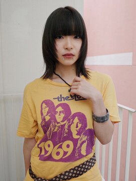 ヨー(Yoh-) 【レイヤーボブ/中里千尋】レイヤーミディ/シャギーカット/韓国