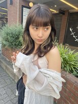 ジーナ 梅田(Zina)&nbsp;ゆるふわカール×インナーカラー　【梅田】