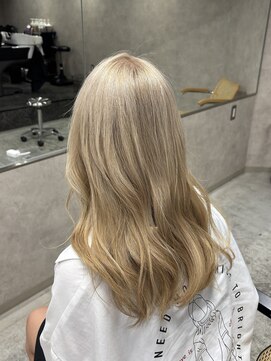 ネアー 新潟(NEER) アプリコットオレンジ/くびれヘア/ウェーブショート［新潟］