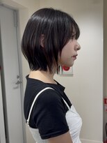 シエル バイ ケンジ 登戸 生田(CIEL by KENJE)&nbsp;レイヤーボブ/切りっぱなし/韓国/前髪あり/シースルー/10代20代