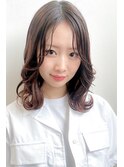 【大人かわいい◎】セミロング/前髪なし