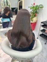 ロンドルピナス 小倉(Lond Lupinus)&nbsp;黒髪カタログ/オリーブグレー/ココアベージュ/小顔に見せるヘア