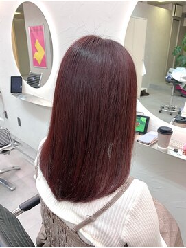 ボルドーカラー ピンクカラー