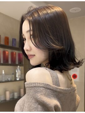 サンド 池袋(sand) 長め綺麗め大人ボブ