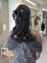 シロ(SiLO)&nbsp;カチモリ×ふわふわハーフアップ＊