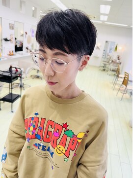 ピカソ こあら店 刈り上げマッシュショート