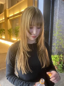 ラピステン 福岡天神 大名店(Lapis) ブリーチカラー/デザインカラー/顔周りカット