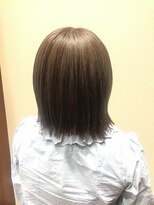 アクセ 顔周りロングヘアハイライト似合わせカットハイライトカラー