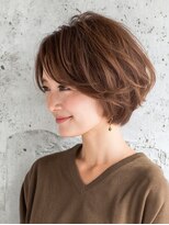 ヘアーサロンブランコ(hair salon blanco)&nbsp;ふんわり大人ひし形ショートボブ