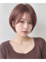 レガリタ(Regarita)&nbsp;【Regarita】丸みショート×ピンクブラウン