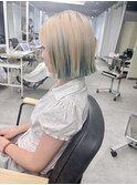 アンブレラカラー/ターコイズブルーカラー 美由紀