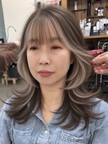 シエロビューティー(CIELO beauty)&nbsp;ハイライトカラーミルクティーベージュケアブリーチダブルカラー