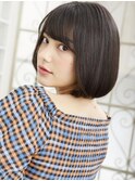 ツヤ感きれい、手触りUPボブ