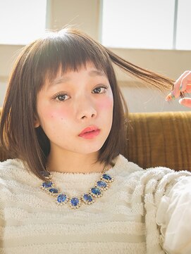 エクラート イーリス 高田馬場店(ECLART IriS) ≪高田馬場IriS≫眉上バングのcuteストレートボブ♪