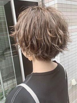 キューズ クラブ(cuz KLUB) 【cuzKLUB】マッシュショート×アッシュベージュ