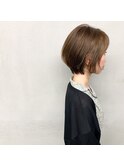 #丸みショートボブ