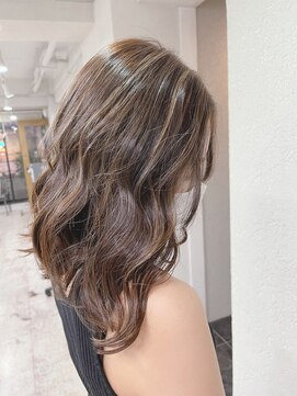 アジールヘア 所沢プロペ通り店(agir hair) コントラストハイライト10代20代30代レイヤー