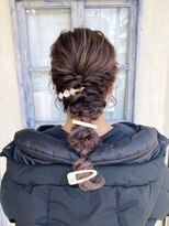 エイミーバイアフロート(amie  by afloat)&nbsp;◇ 編み込み多め☆ダウンスタイルアレンジ