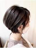 畠山雄大　ひし形ショート・ハイライト&シャドールーツカラー