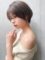 トゥーナ 表参道(tona) ハンサムショート・小顔カット・ペールベージュ・大人かわいい