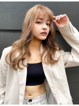 アヴァンス 京橋店(AVANCE) 大人可愛い前髪&ハイトーンカラー