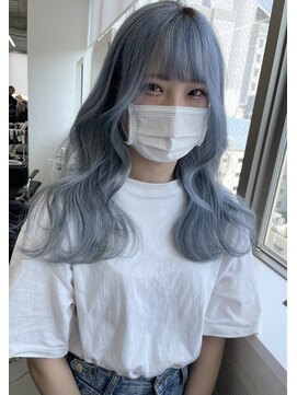 エゴル ナゴヤサカエ(ENGOL NAGOYA SAKAE) ブルーアッシュ/ミズイロ/ハイトーンカラー