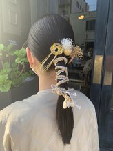 ノーリード(notre Lead) 成人式・卒業式／ポニーテール・ローポニー