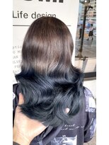 ルミ 高崎駅店(Lumi)&nbsp;ブルーグラデーション♪【高崎/高崎駅/Lumi高崎】