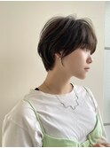 似合わせショート マッシュ 耳かけのみ おしゃれ 可愛い
