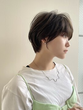 イヴォークトーキョーオーサカ(EVOKE TOKYO osaka) 似合わせショート マッシュ 耳かけのみ おしゃれ 可愛い