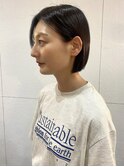 ワンクレボブ/パツっとボブ/ボブスタイル