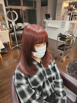 榮(Salon de 榮) レイヤーカット×姫カット