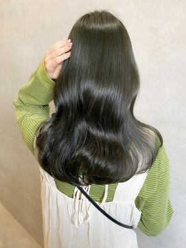 ミュゼプリュム(Musee plume) ブリーチなし透明感オリーブグレージュ