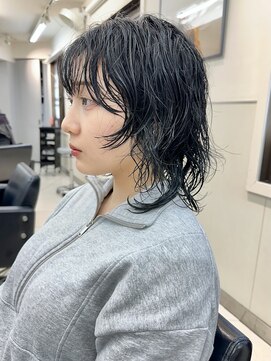 ヴェイン 渋谷(vain) ロングウルフ/ウルフパーマ/ニュアンスパーマ/ウェーブヘア