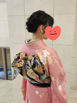 オックスフォード(OXFORD) 編み込みアップヘア