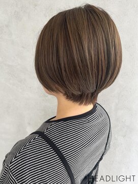 アーサス ヘアー デザイン 研究学園 学園の森店(Ursus hair Design) ハンサムショート×カーキアッシュカラーイメチェン美髪チェリー
