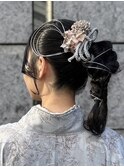 名古屋　レンタル　訪問着　着物　七五三　袴　お宮参り　ヘア