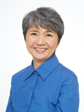 えがお美容室 奈良店 50代・60代の方に◎似合わせショートバング