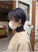 ショート.ブルーバイオレットカラー..