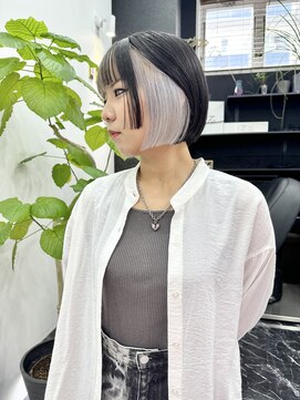 チュダック(ChuDuck) 韓国風《ペールシルバー》ハイトーン/ケアブリーチ/ダブルカラー