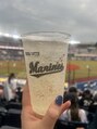 エン(en) 野球観戦が好きでよくマリンに行きます!