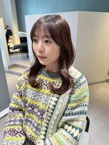 アム(amu) 韓国ヘア/レイヤーカット/シースルー前髪/前髪カット/小顔カット